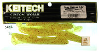 Силиконовые приманки Keitech Easy Shiner 4,5" цвет PAL#01 Chartreuse Red Flake 6 шт.