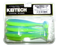Силиконовая приманка Keitech Easy Shiner 3,5" цвет PAL#03 Ice Chartreuse 7 шт.