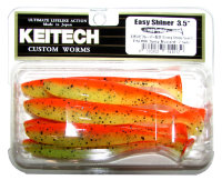 Силиконовые приманки Keitech Easy Shiner 3,5" цвет PAL#08 Spicy Mustard 7 шт.
